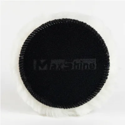 Disc de polish din blană cu velcro negru 5 inch