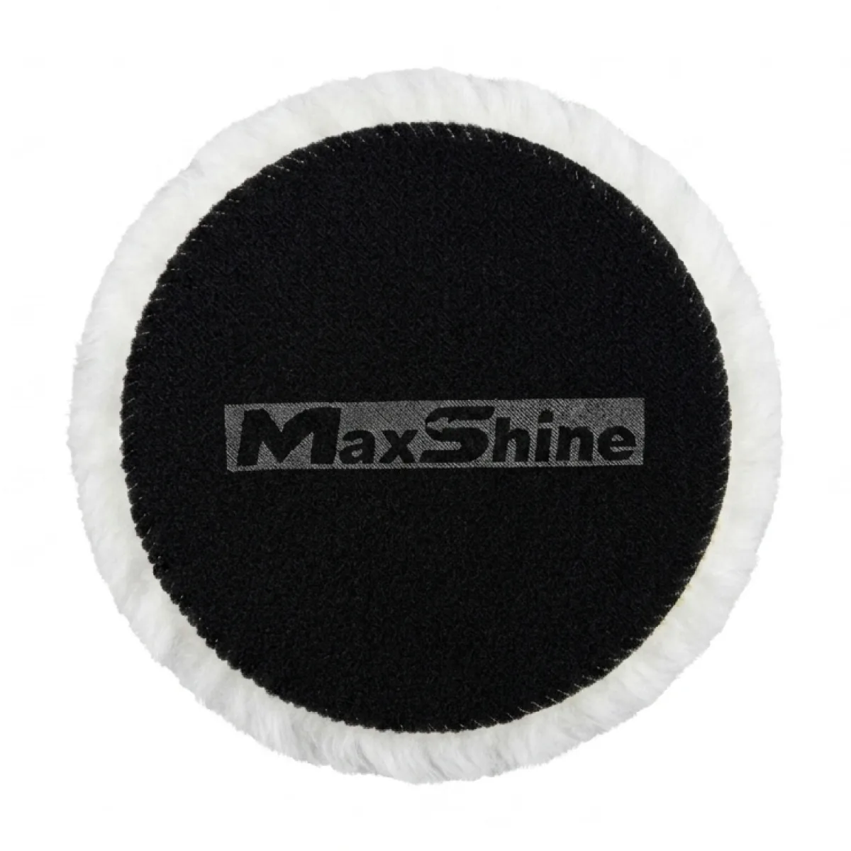 Disc de polish din blană cu velcro negru 6 inch