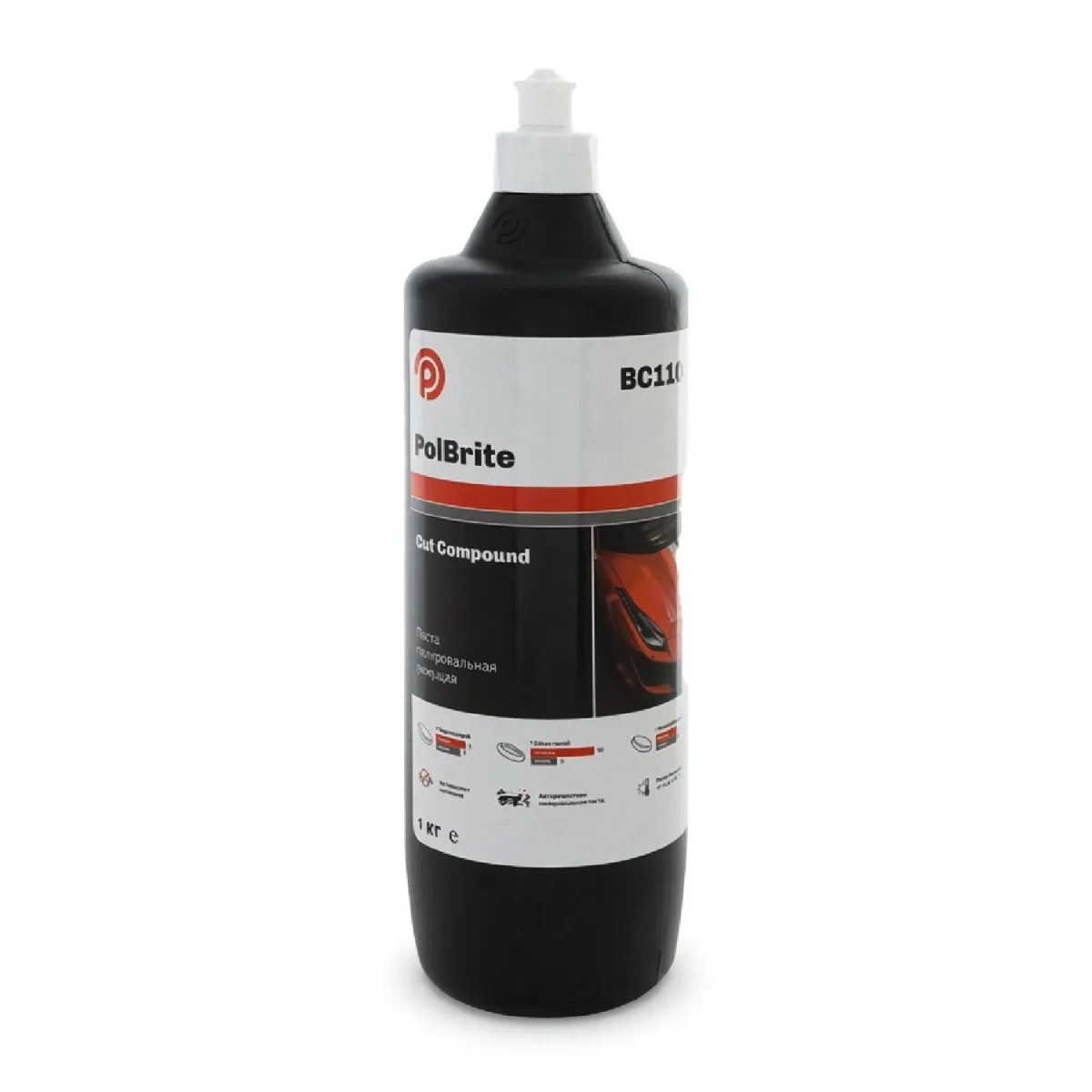 Полировальная паста режущая PolBrite BC110 Cut Compound