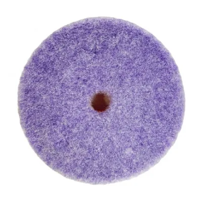 Disc din blană liliachiu, burete portocaliu 5 inch
