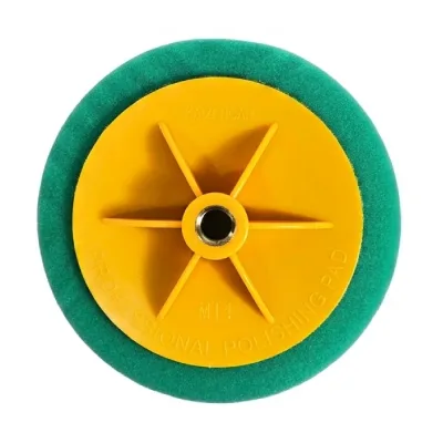 Disc din burete cu taler M14, verde 6 inch