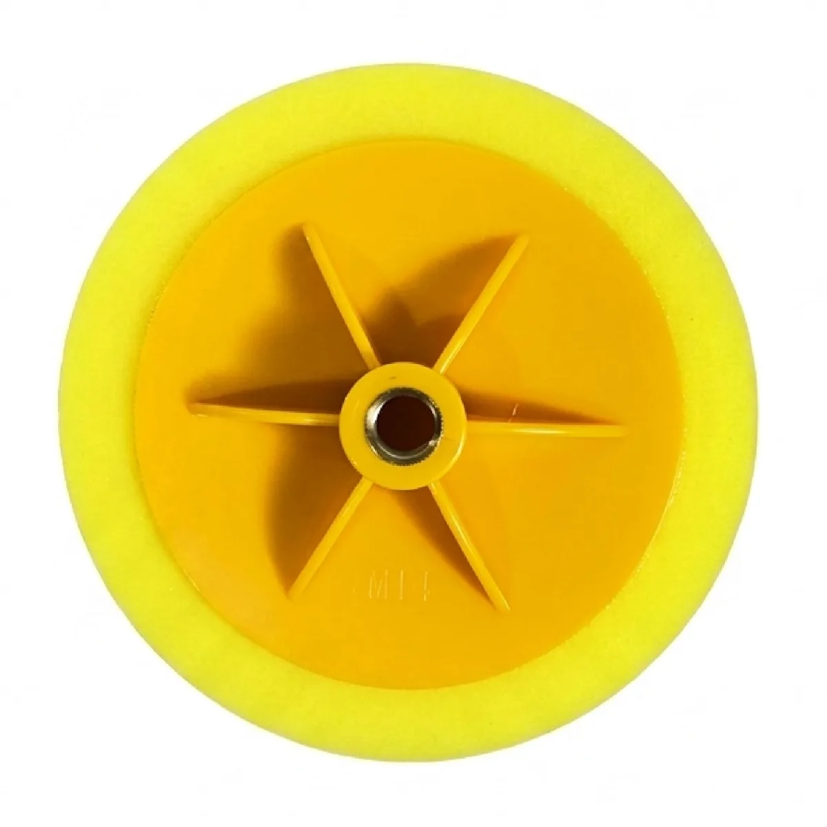 Disc din burete cu taler M14, galben 6 inch