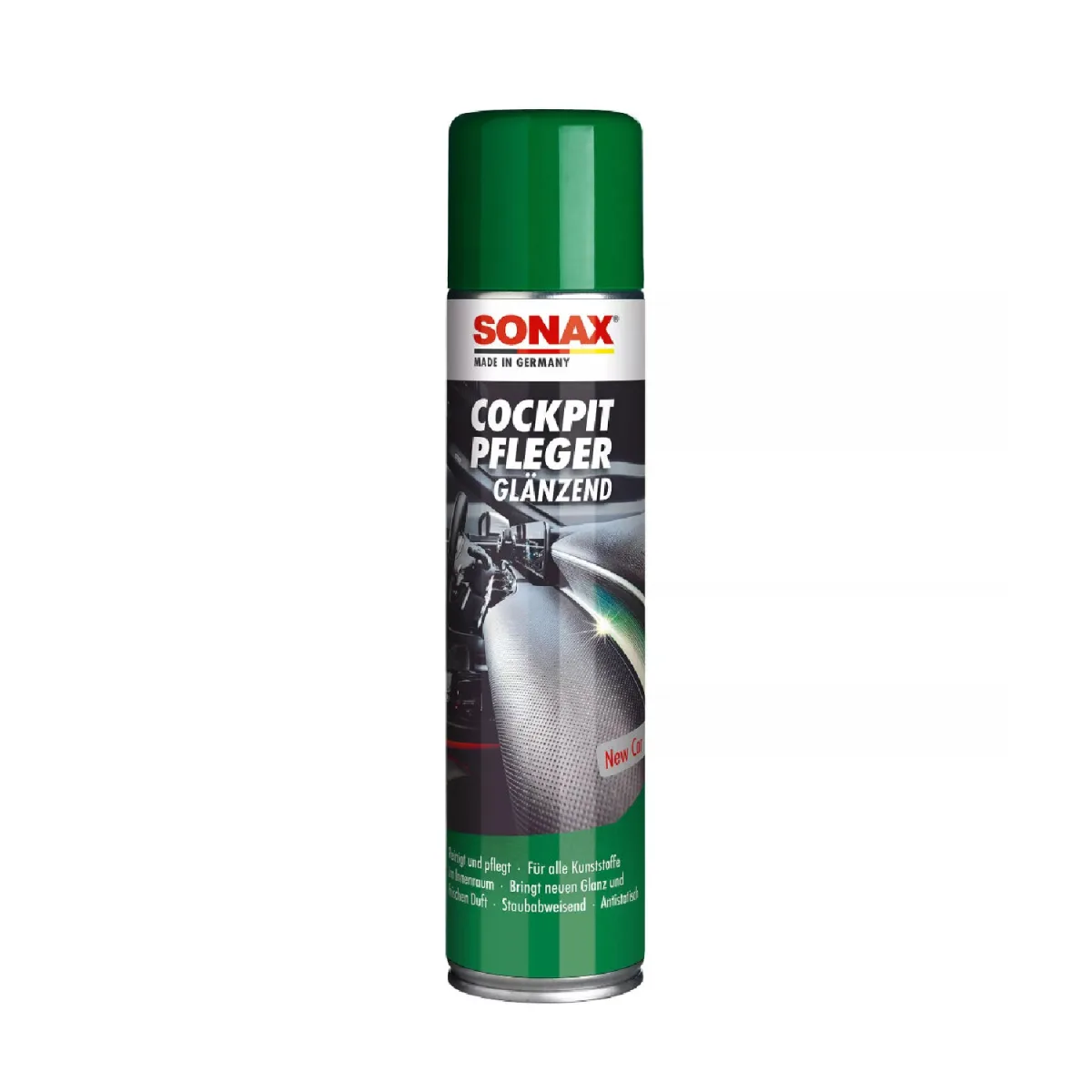 SONAX Soluție pentru plasticul din habitaclu, lucioasă COCKPIT PFLEGER GLANZEND 400ml